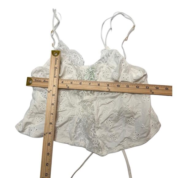 Honeydew Vintage Front Tie Laced Cami Size M - Picture 3 of 4